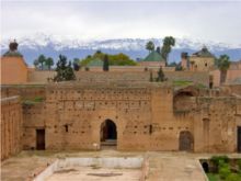 frontal del Palais el Badi de Marrakech